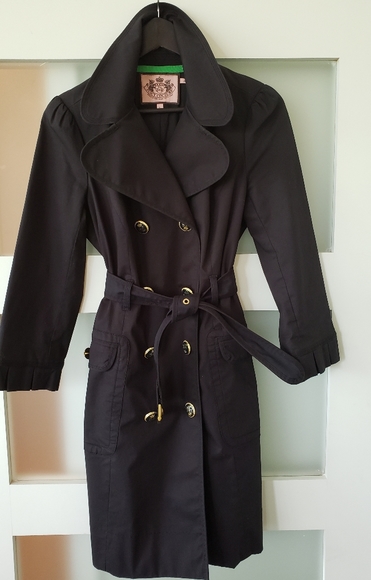 JUICY COUTURE TRENCH COAT - Picture 1 of 12
